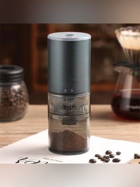 Portable Electric Rechargeable Burr Coffee Grinder Adjustable Coarseness